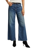 Marlene Mid-Rise Cropped Wide-Leg Jeans