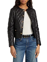 Amy Quilted Leather Jacket