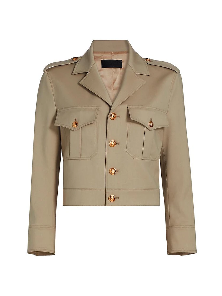 Lise Cropped Military Blazer