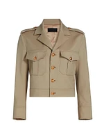 Lise Cropped Military Blazer