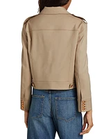 Lise Cropped Military Blazer