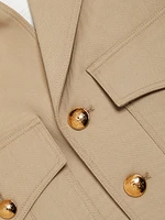 Lise Cropped Military Blazer