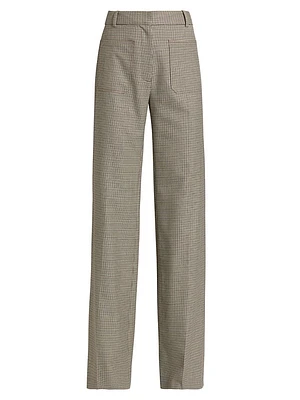 Christophe Plaid Virgin Wool Pants