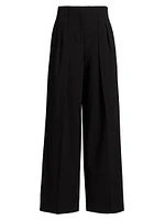 Pleated Slouch Trousers