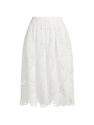 Sally Eyelet Skirt