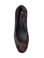 Leopard-Print Calf Hair Pumps