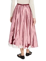 Brush Stroke Knit Maxi Skirt