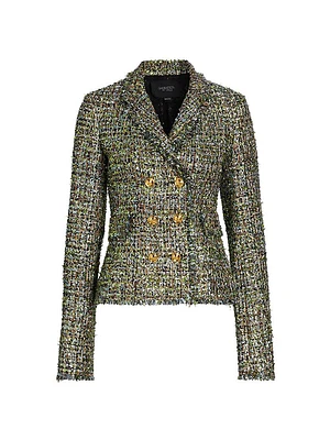 Tweed Double-Breasted Jacket