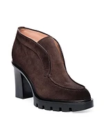 75MM Suede Lug-Sole Booties