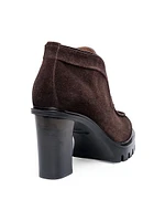 75MM Suede Lug-Sole Booties