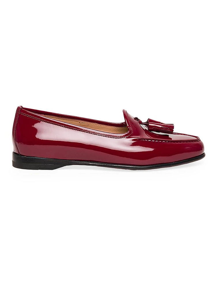 Patent Leather Tassel Loafers