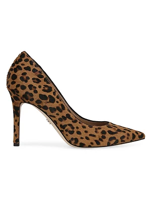 Hazel Animal Leather Pumps