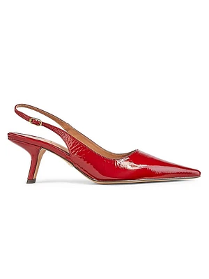 Bianka Leather Slingback Pumps