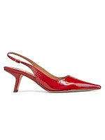 Bianka Leather Slingback Pumps