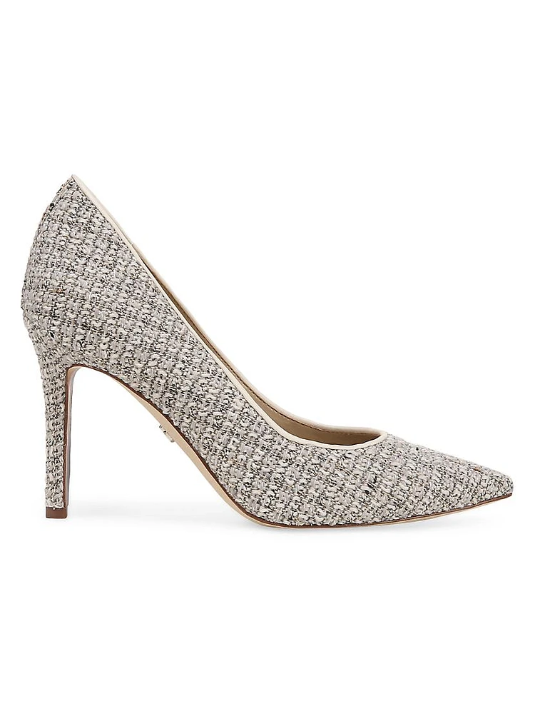 Hazel 95MM Tweed Pumps