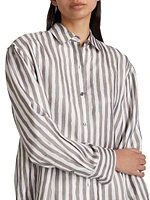 Painter Striped Silk Shirt