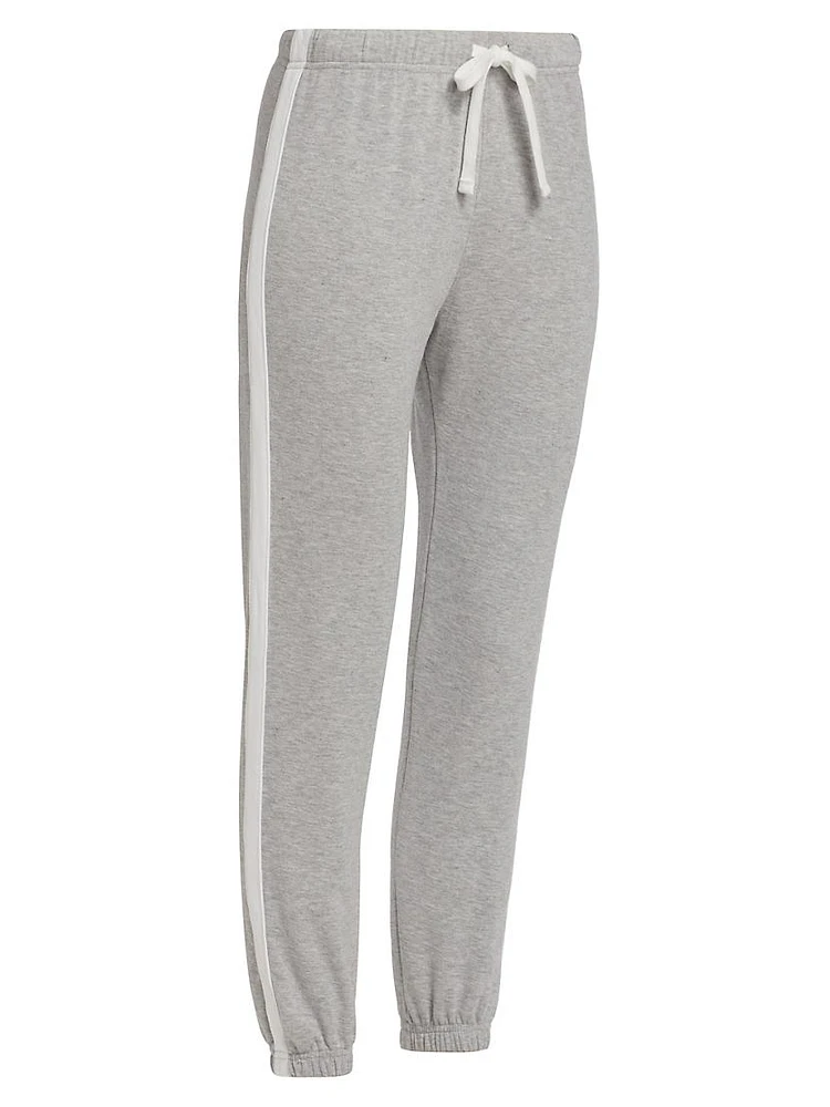 Sonia Fleece Stripe Jogger Sweatpants