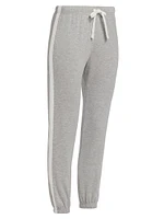 Sonia Fleece Stripe Jogger Sweatpants