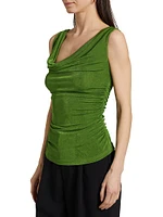 Acacia Ruched Cowlneck Top