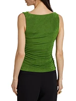 Acacia Ruched Cowlneck Top