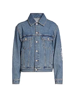 Anagram Logo Denim Jacket