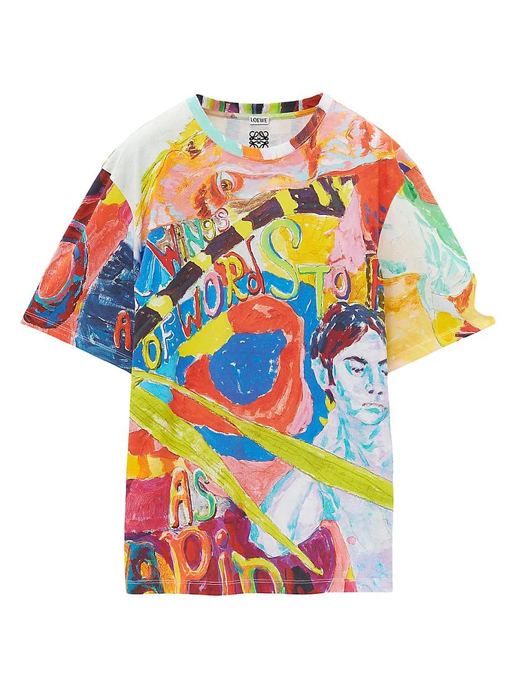 Graphic Cotton-Blend T-Shirt
