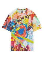 Graphic Cotton-Blend T-Shirt