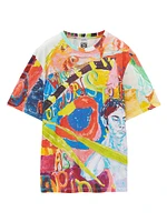 Graphic Cotton-Blend T-Shirt