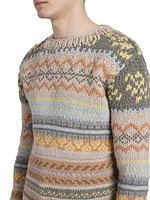 Intarsia Cashmere Sweater