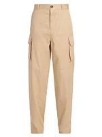 Cotton-Blend Cargo Trousers