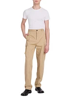 Cotton-Blend Cargo Trousers