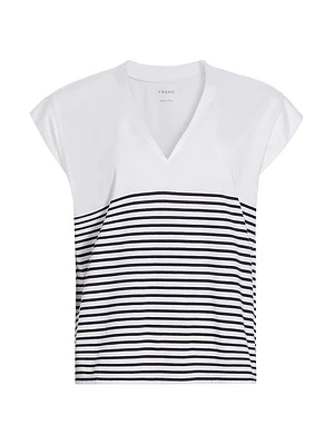 Le Mid-Rise V-Neck T-Shirt