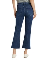 Le Crop Mini Boot-Cut Cascade Jeans