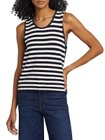 Mariner Striped Sweater Tank Top