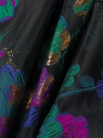 Floral One-Shoulder Gown