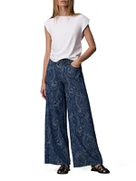 Sofie Paisley Ankle Jeans