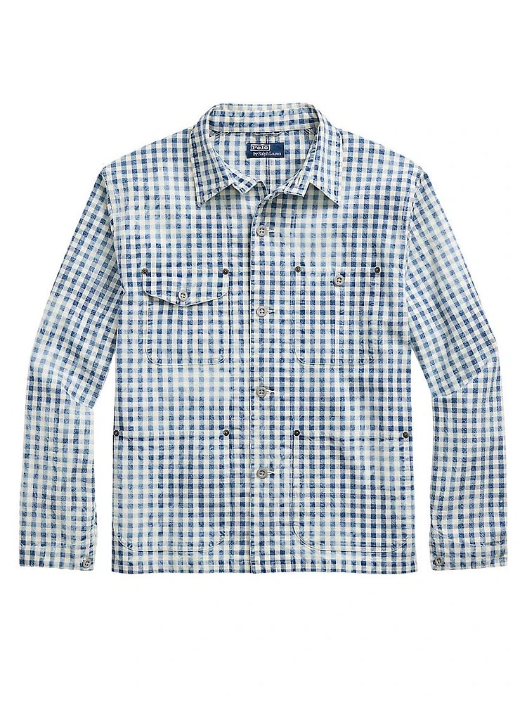 Checkered Cotton Overshirt