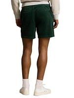 Prepster Drawstring Corduroy Shorts