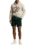 Prepster Drawstring Corduroy Shorts