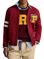 Varsity Sweatshirt Cardigan