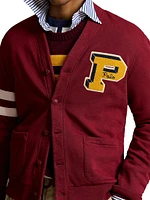 Varsity Sweatshirt Cardigan