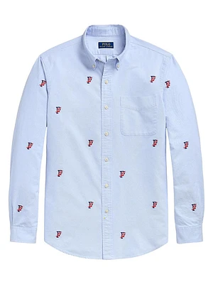 P-Wing Cotton Button-Down Oxford Shirt