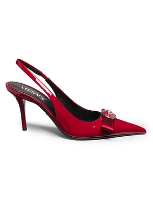 Gianni Ribbon 85MM Slingback Pumps