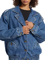 Charlie Denim Bomber Jacket