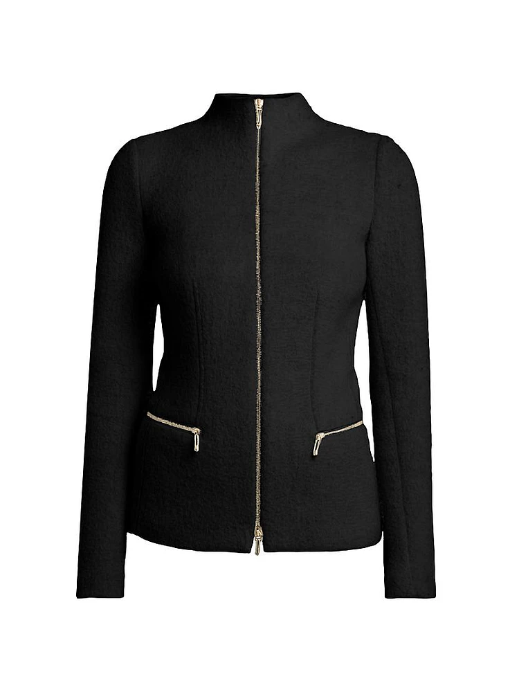 Luxe Blend Zip Jacket