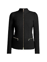 Luxe Blend Zip Jacket