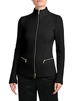 Luxe Blend Zip Jacket