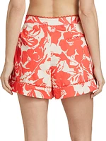 Adyson Floral Pleated Shorts