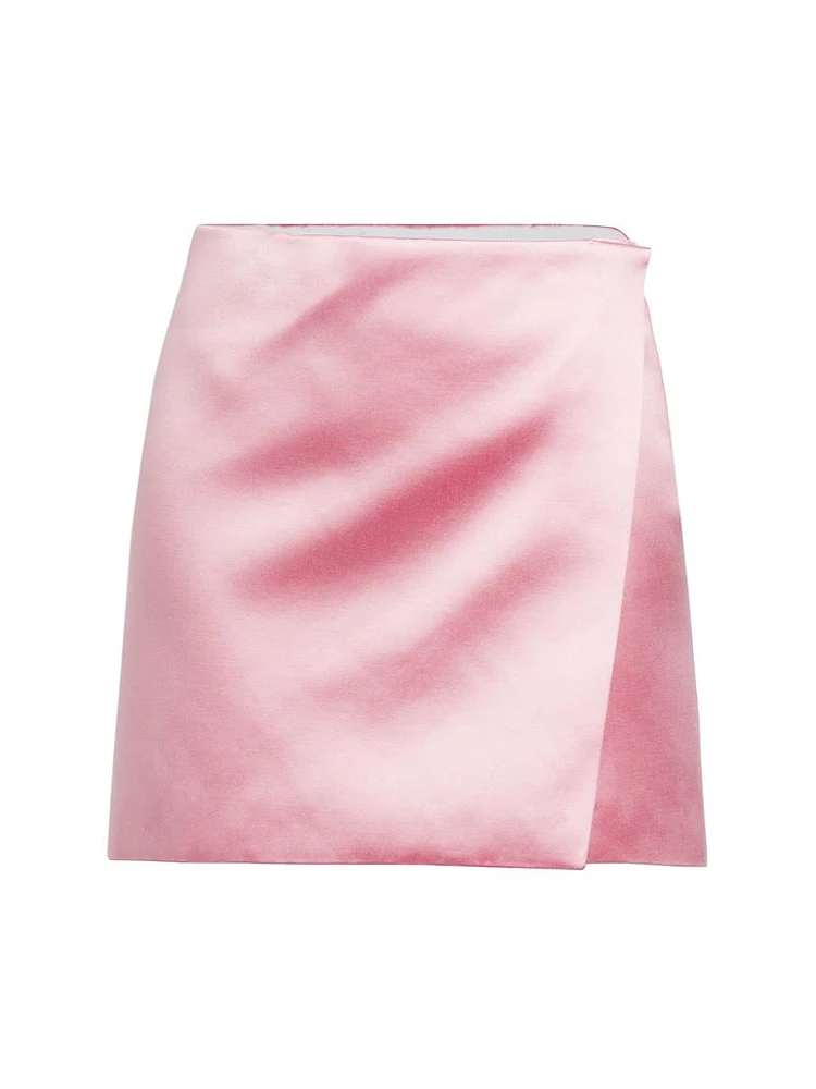 Duchess Satin Miniskirt