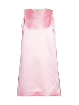 Duchess Satin A-Line Minidress